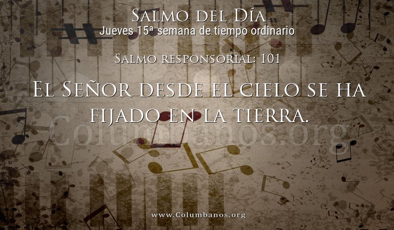 Salmo responsorial: 101